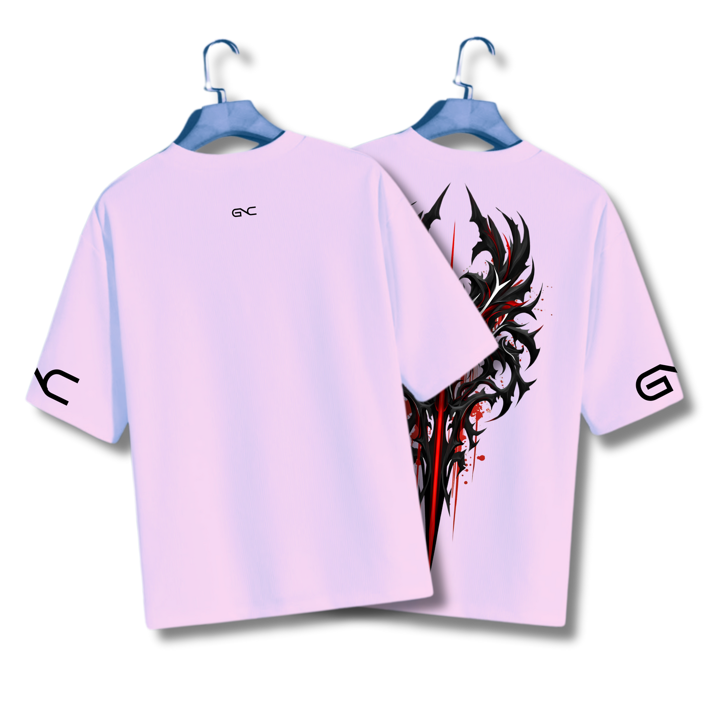 HQ Printed Oversized Men T-Shirt (BLOOD CLOT)
