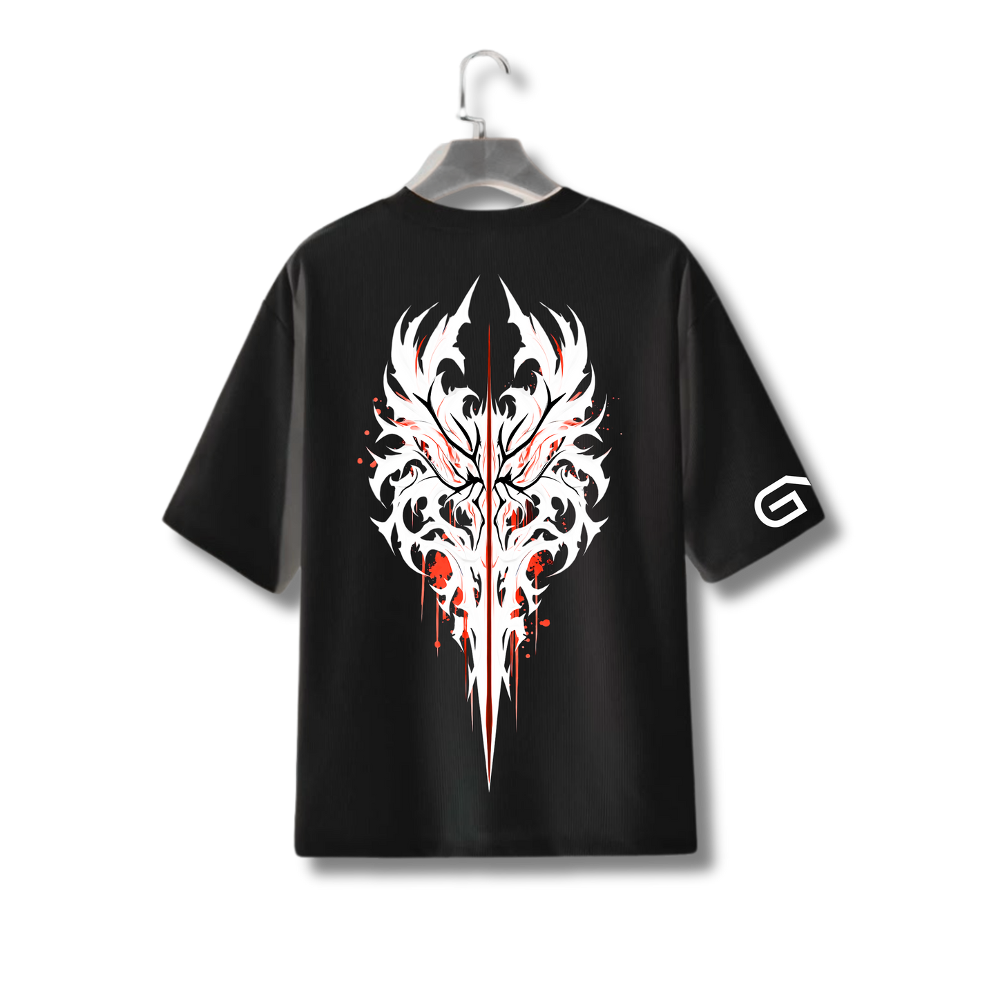 HQ Printed Oversized Men T-Shirt (BLOOD CLOT)