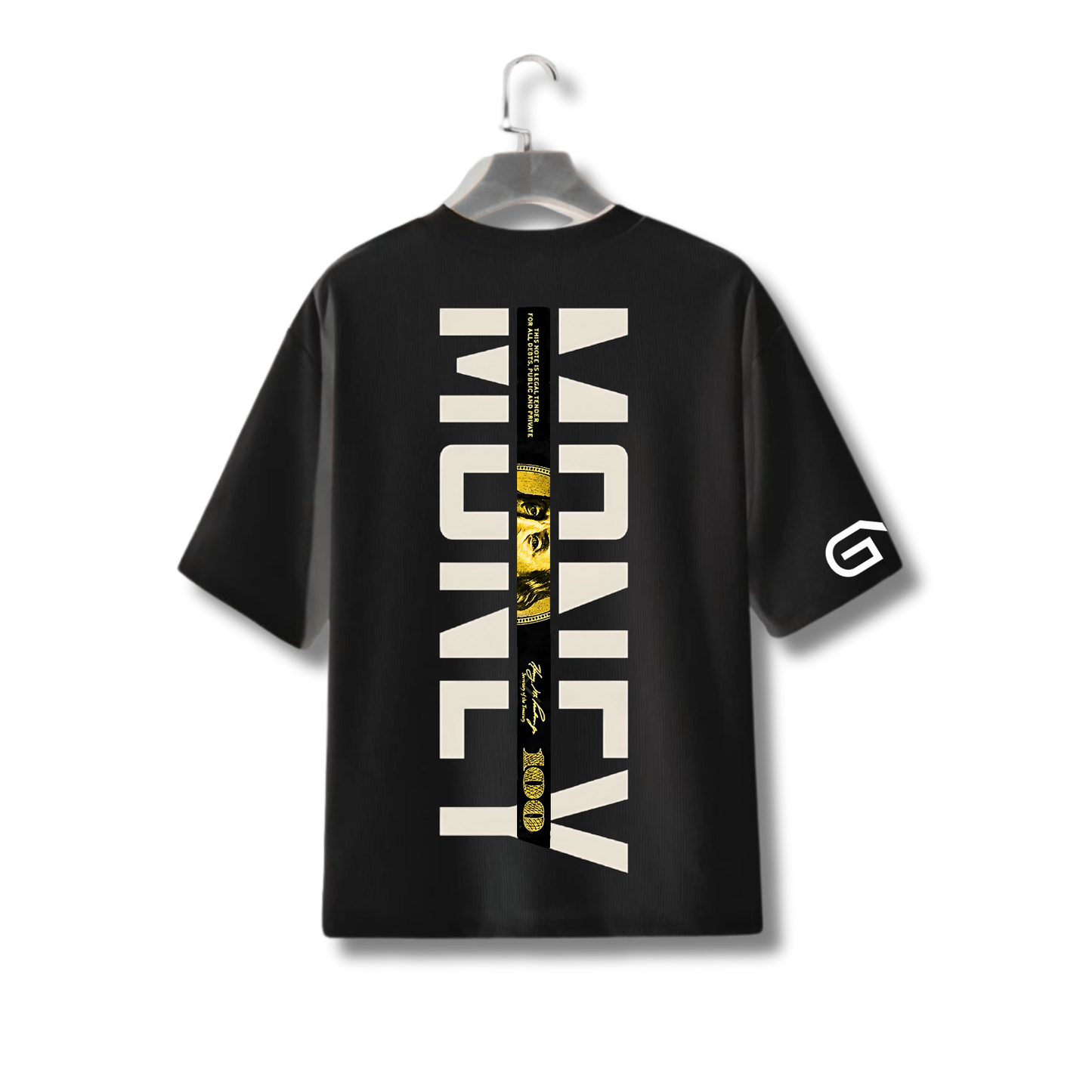 HQ Printed Oversized Men T-Shirt (MONEY)
