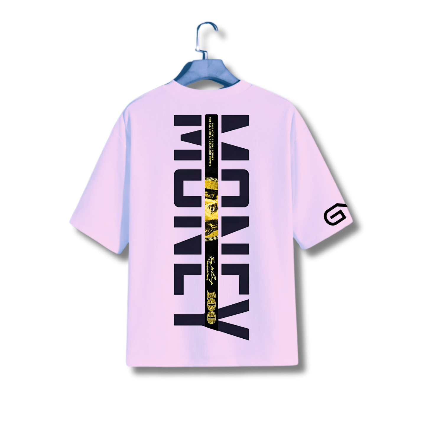 HQ Printed Oversized Men T-Shirt (MONEY)
