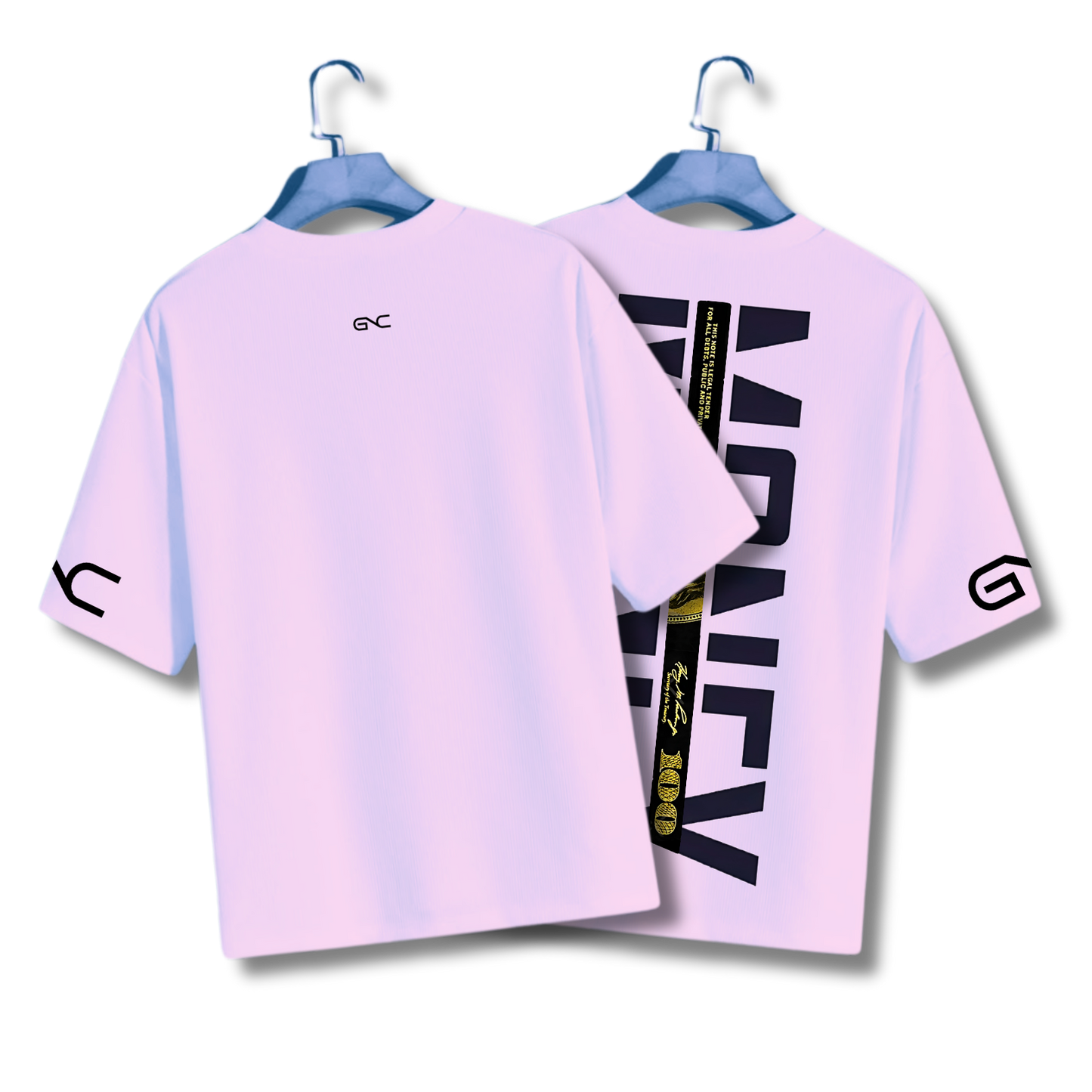 HQ Printed Oversized Men T-Shirt (MONEY)