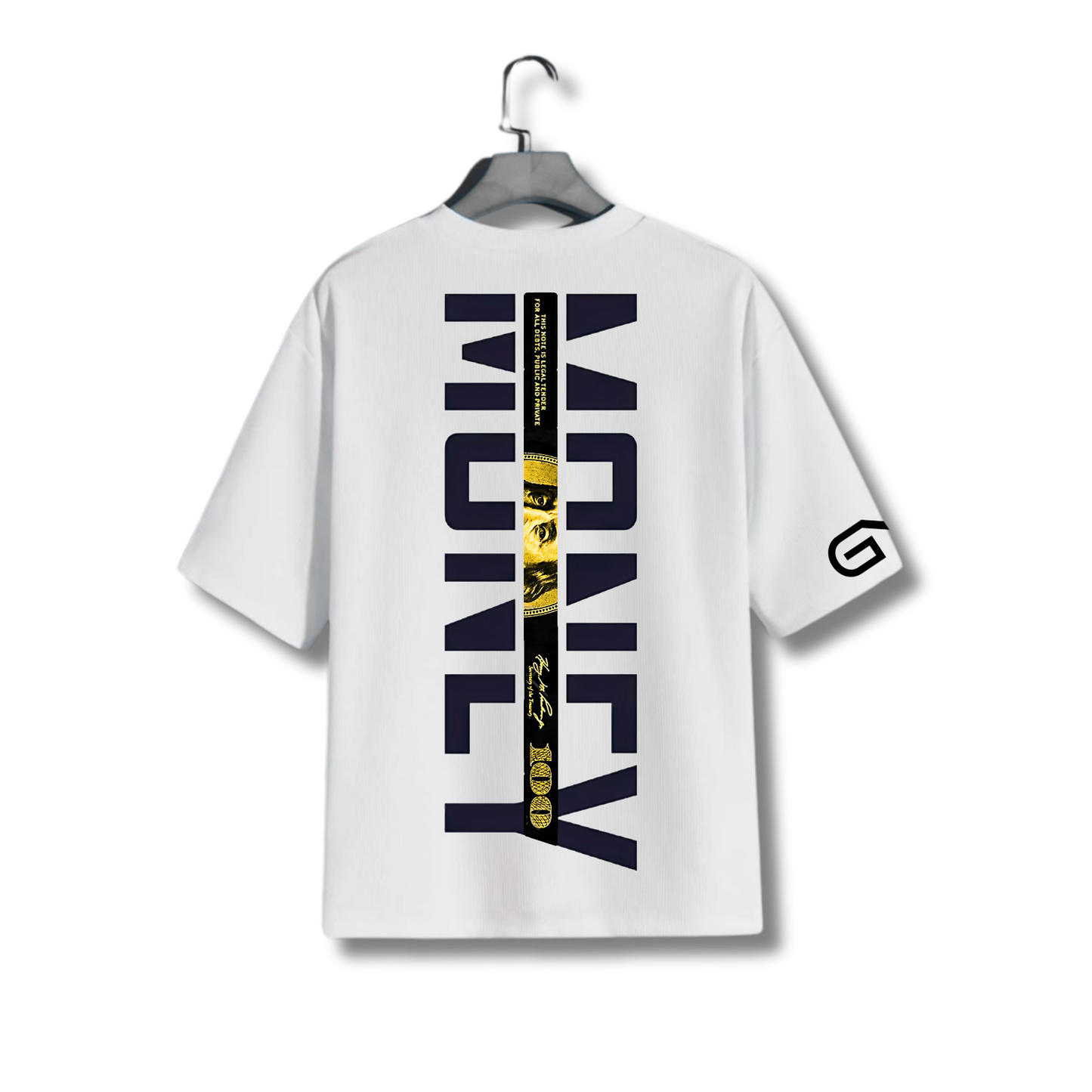 HQ Printed Oversized Men T-Shirt (MONEY)