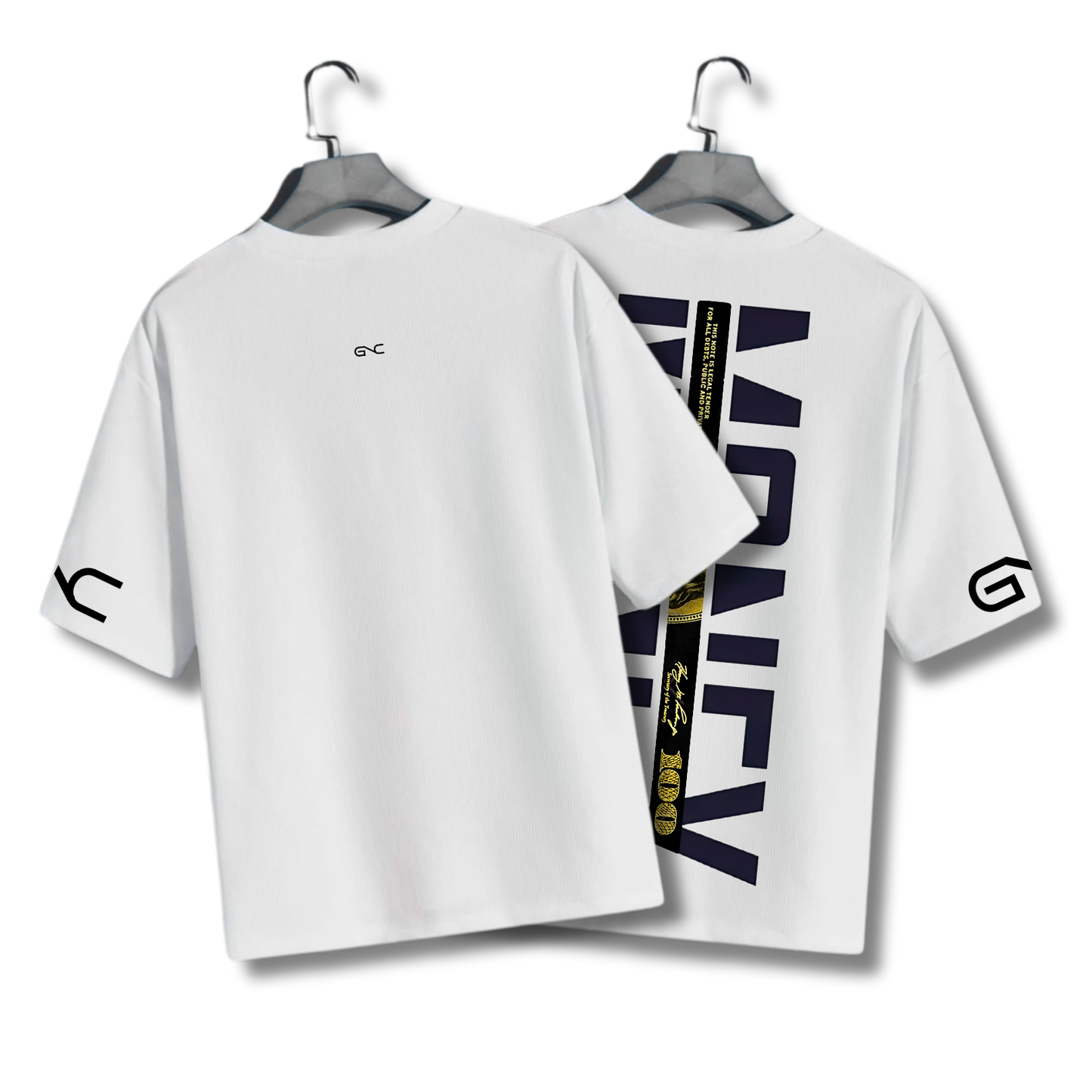 HQ Printed Oversized Men T-Shirt (MONEY)