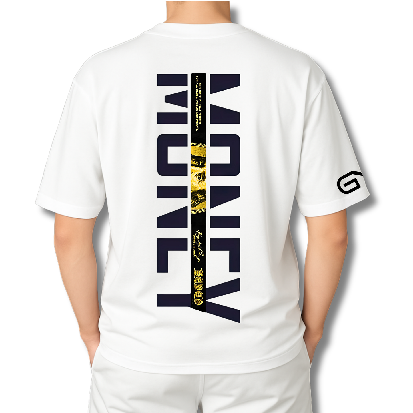 HQ Printed Oversized Men T-Shirt (MONEY)
