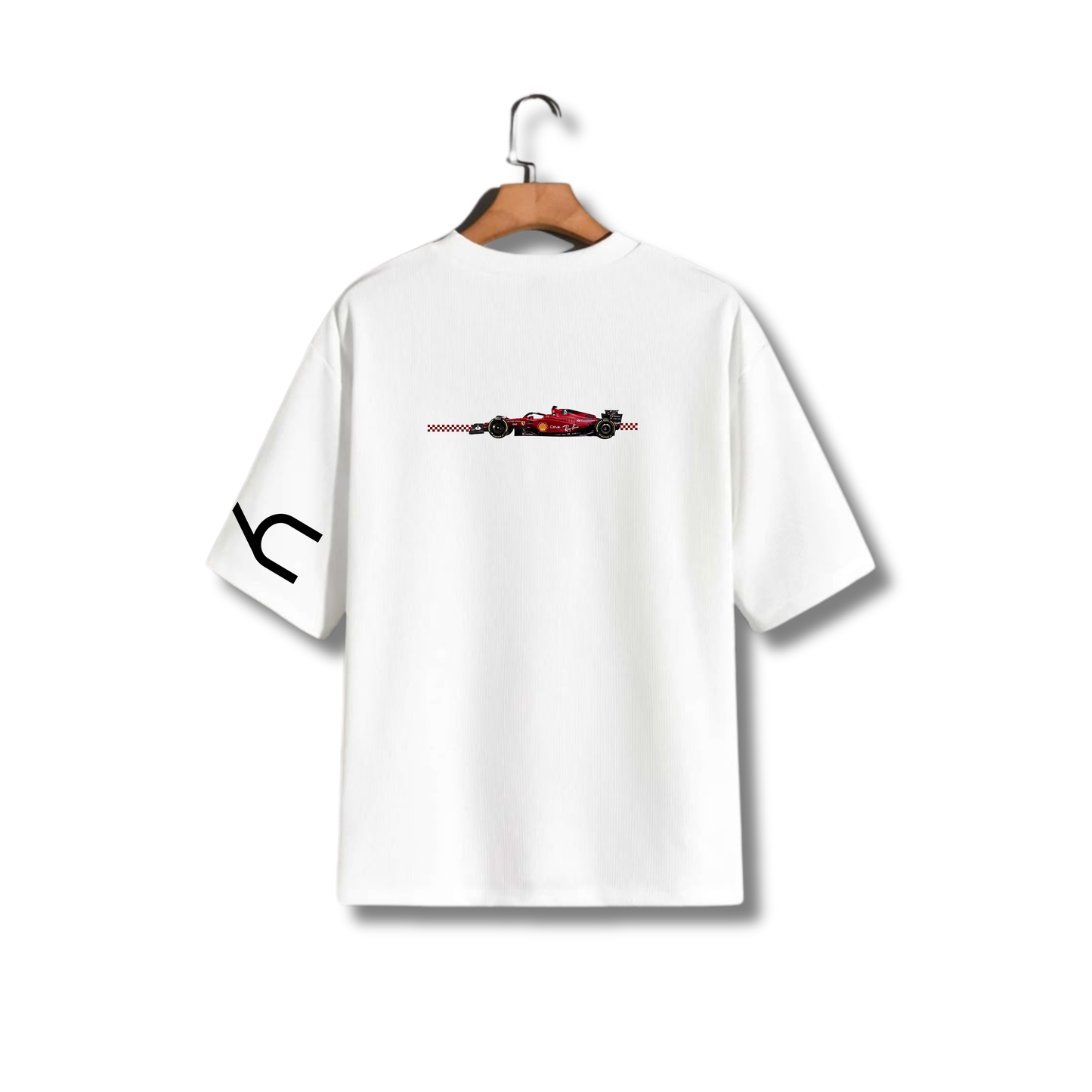 Premium Oversized Plane T-Shirt for Men & Women (FERRARI)
