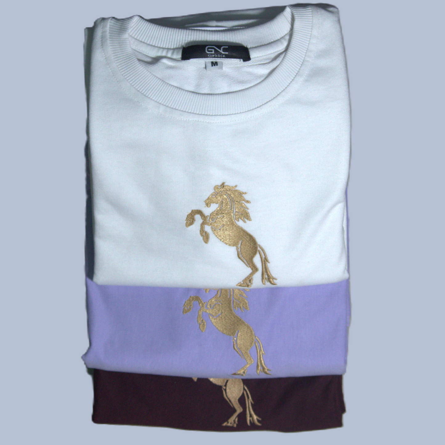 Essential Oversized Embroidered T-Shirt (Horse Edn)