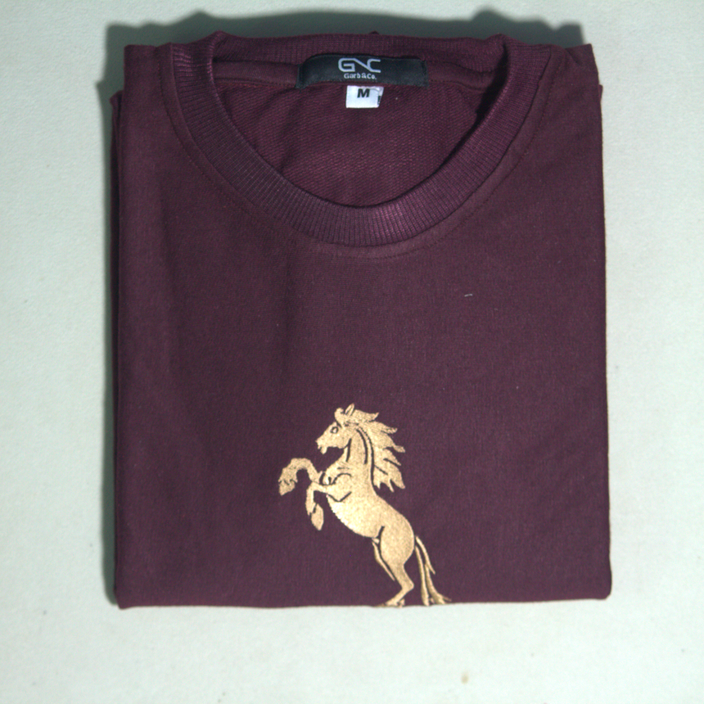Essential Oversized Embroidered T-Shirt (Horse Edn)