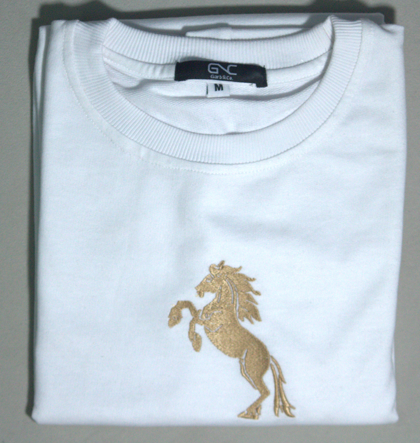 Essential Oversized Embroidered T-Shirt (Horse Edn)
