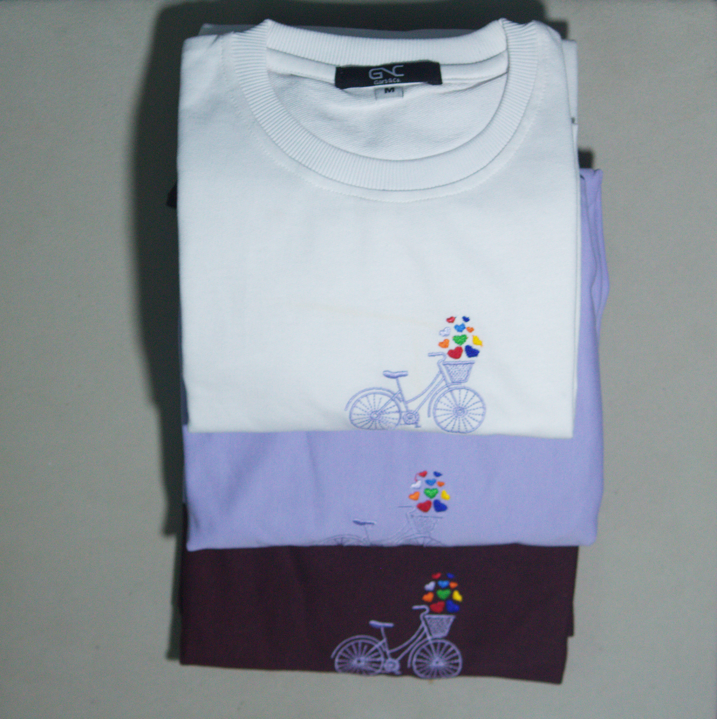 Essential Oversized Embroidered T-Shirt (Bicycle)