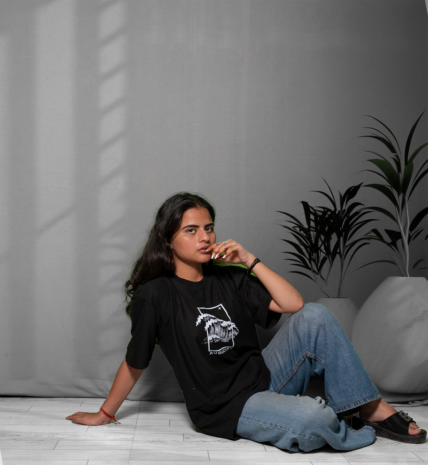 Premium Oversized Printed T-Shirt for Men & Women (Audacity)