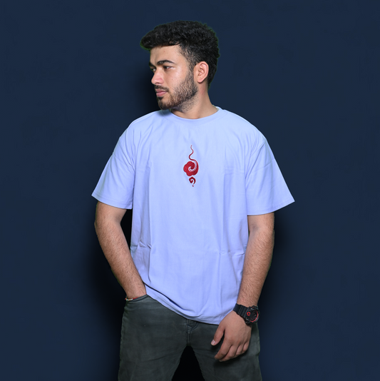 Essential Oversized Embroidered T-Shirt (Naruto Edition)