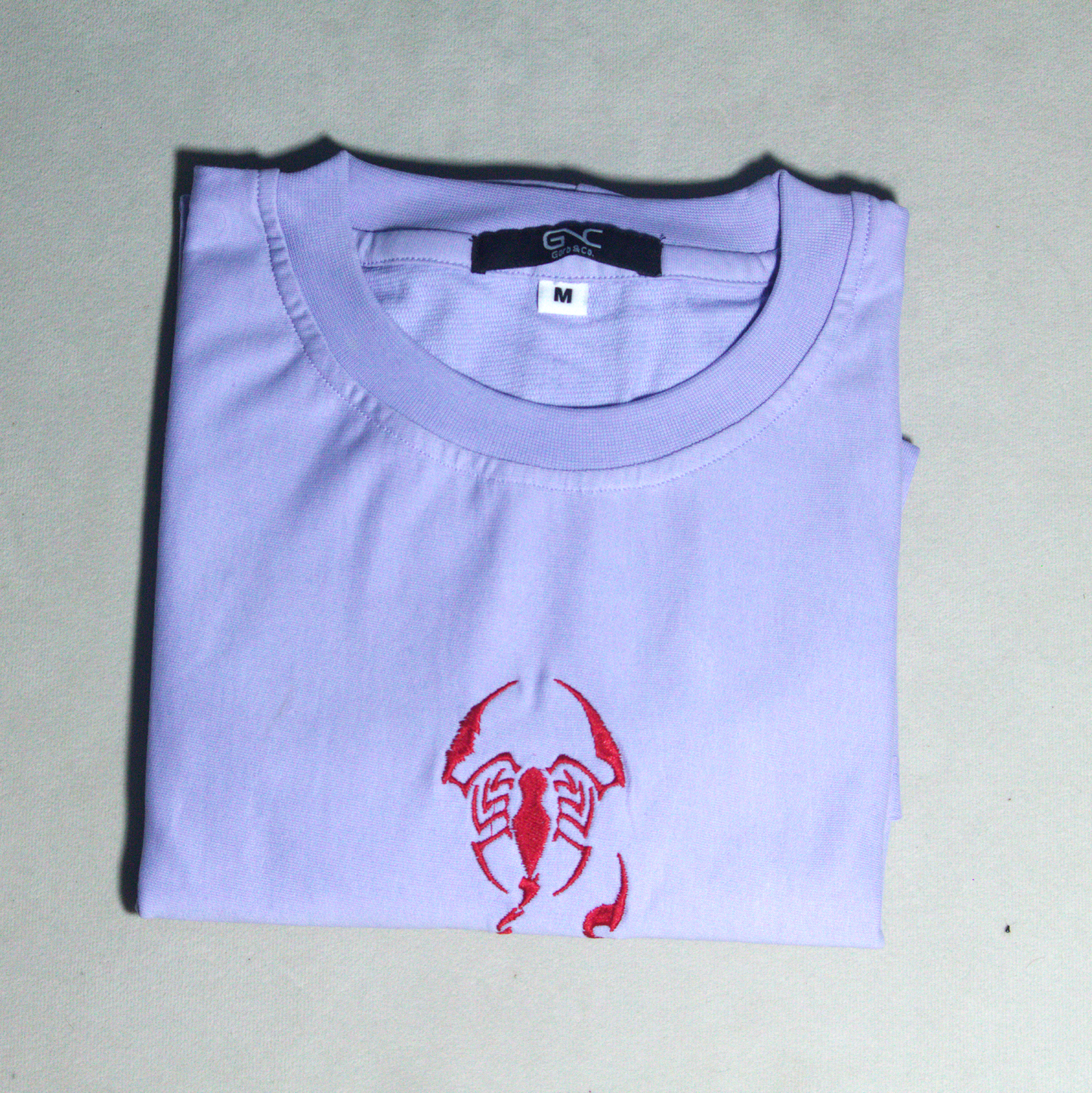 Essential Oversized Embroidered T-Shirt (Scorpion Vr)