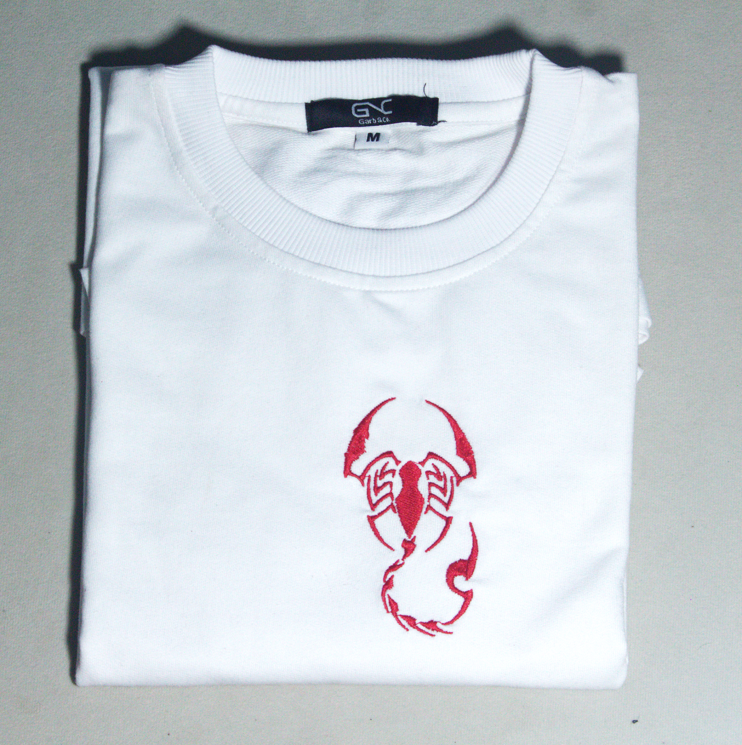 Essential Oversized Embroidered T-Shirt (Scorpion Vr)