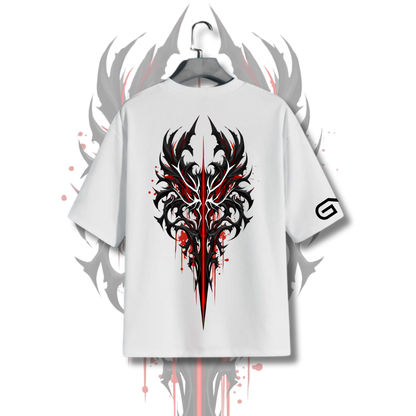 HQ Printed Oversized Men T-Shirt (BLOOD CLOT)