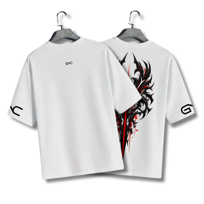 HQ Printed Oversized Men T-Shirt (BLOOD CLOT)