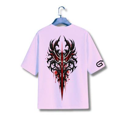 HQ Printed Oversized Men T-Shirt (BLOOD CLOT)