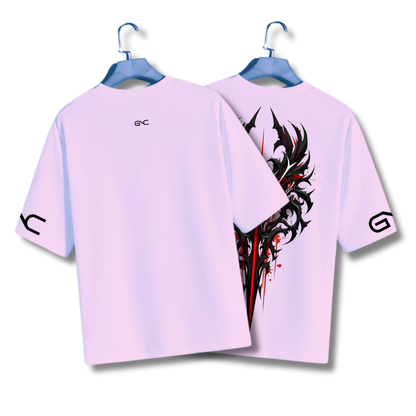 HQ Printed Oversized Men T-Shirt (BLOOD CLOT)