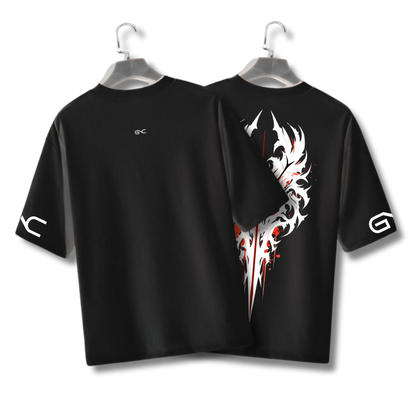 HQ Printed Oversized Men T-Shirt (BLOOD CLOT)