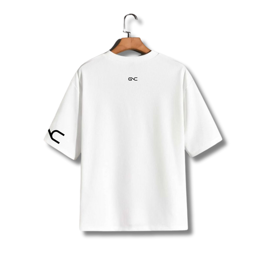 Plain Oversized Men T-Shirt (white)
