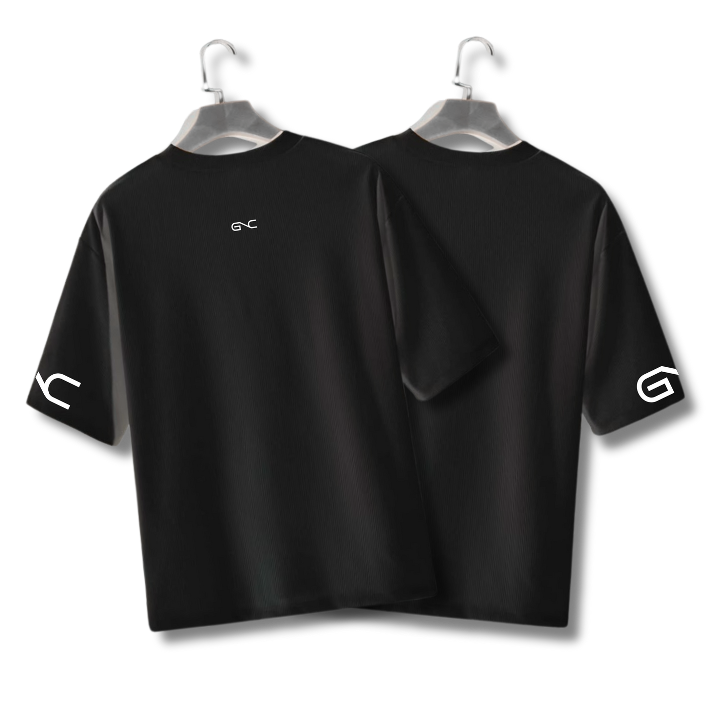 Plain Oversized Men T-Shirt (Black)