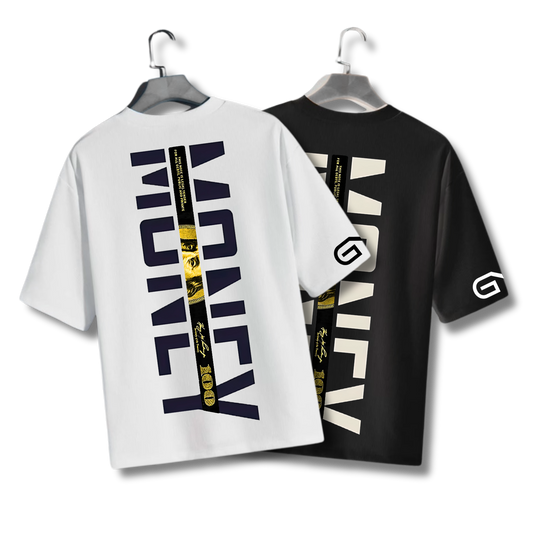 HQ Printed Oversized Men T-Shirt (MONEY)