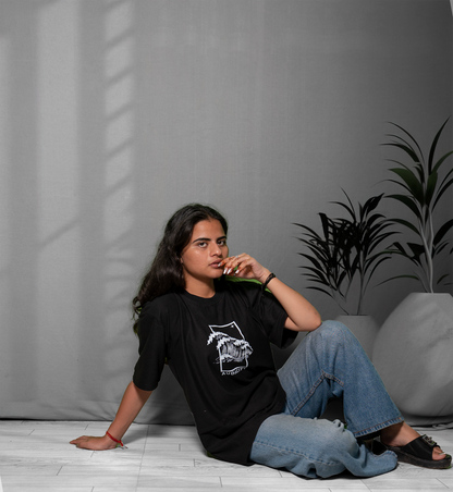 Premium Oversized Printed T-Shirt for Men & Women (Audacity)