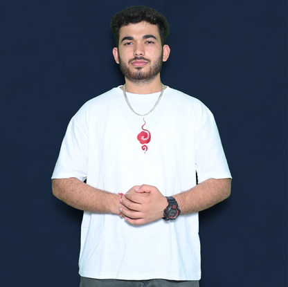 Essential Oversized Embroidered T-Shirt (Naruto Edition)