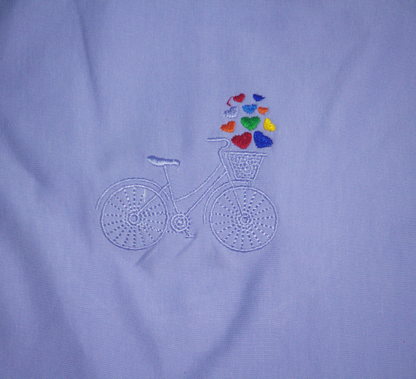 Essential Oversized Embroidered T-Shirt (Bicycle)